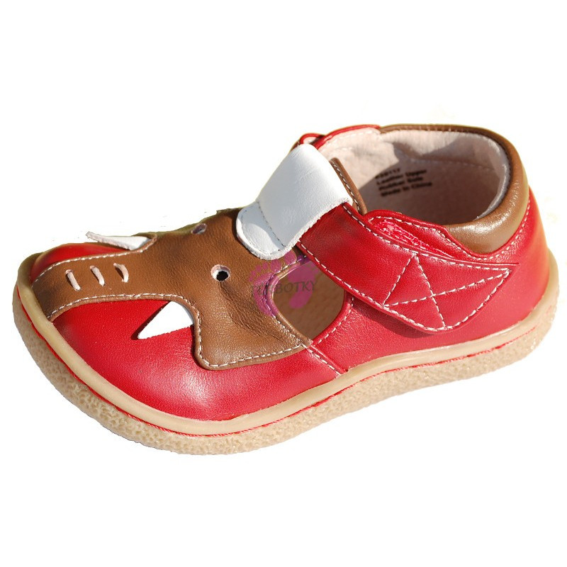 Livie and Luca Elephant Red - Leather