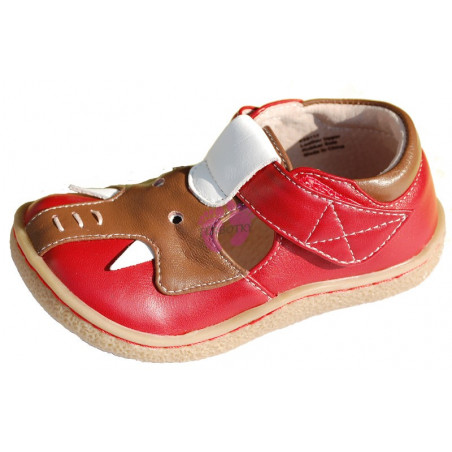 Livie and Luca Elephant Red - Leather