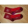 Surtex dětské Aerobic ponožky červené 80% merina