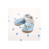 Baby Bare Shoes Snowflakes Top Stitch