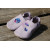 Dětské capáčky z jemné hladké kůže Barefoot baBice capáčky fialkové s chrpou EM-042