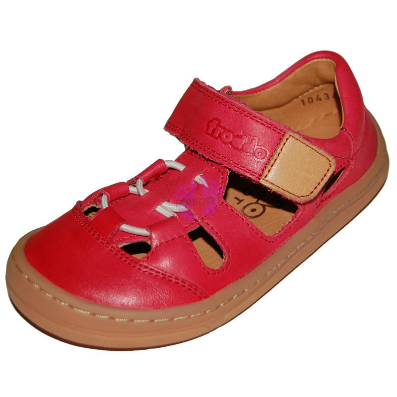 Froddo barefoot sandálky Red gumička G3150196-4