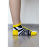 Barefoot ponožky Be Lenka krátké - Zebra