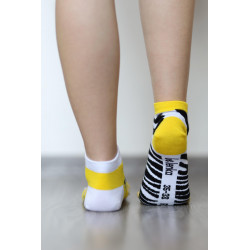 Barefoot ponožky Be Lenka krátké - Zebra