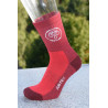 Surtex 80% merino dětské Aerobic ponožky červené