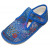 Dětské Beda barefoot přezůvky s perforací Modré nápisy BF 060010/W/PF