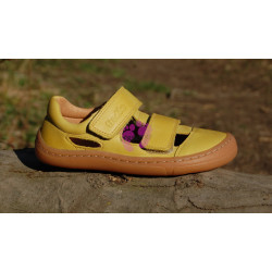Dětské barefoot sandálky Froddo Yellow G3150197-6