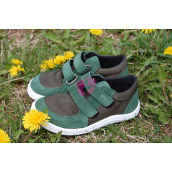 Dětské barefoot tenisky Baby Bare Shoes Febo Sneakers Khaki 2022