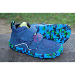 Dětské podzimní boty Froddo barefoot kotníkové Dětské podzimní boty Froddo barefoot kotníkové  zateplené Blue/Denim G3110224-3