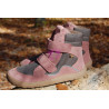 Dívčí zimní barefoot boty Froddo Winter TEX Grey/Pink