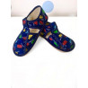 Baby Bare Shoes Slippers Navy Cars