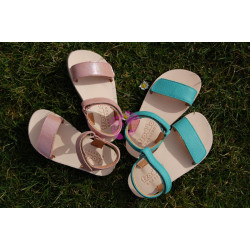 Dívčí barefoot sandálky  Froddo Flexy Pink Shine,  G3150244-8