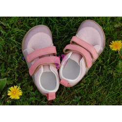 Dětské barefoot tenisky Pegres BF57U, Růžové