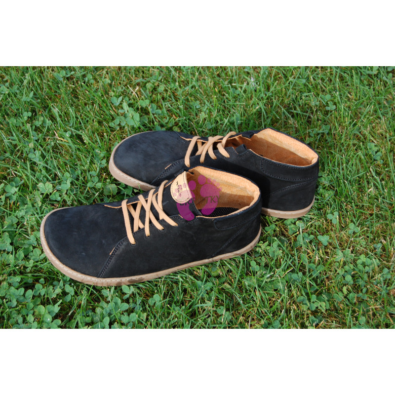 Pegres celoroční barefoot obuv, černá BF80
