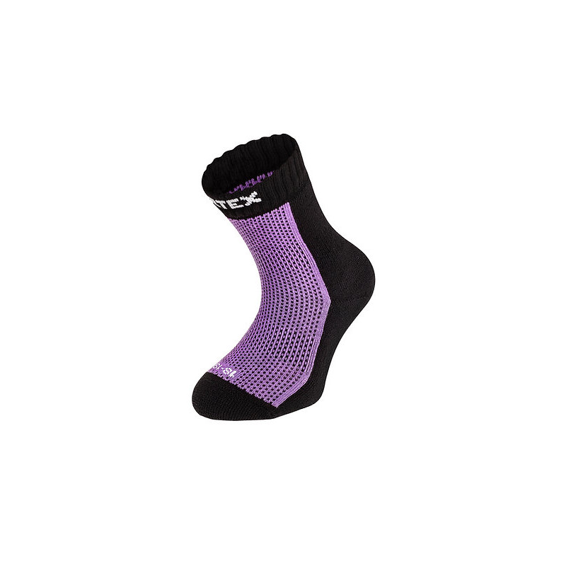 Surtex 70% merino dětské ponožky fialové
