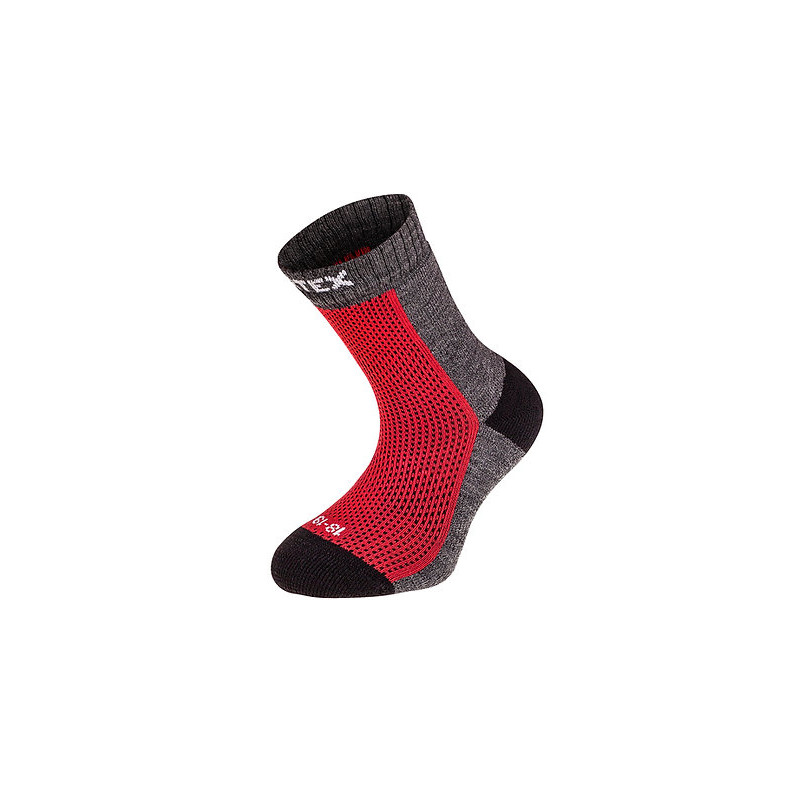 Surtex 70% merino dětské ponožky červené