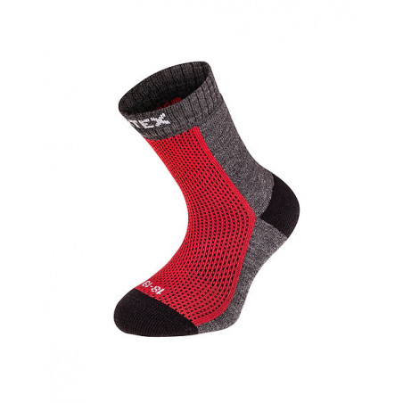 Surtex 70% merino dětské ponožky červené