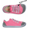 Barefoot tenisky na elastické tkaničky, BAR3FOOT růžové